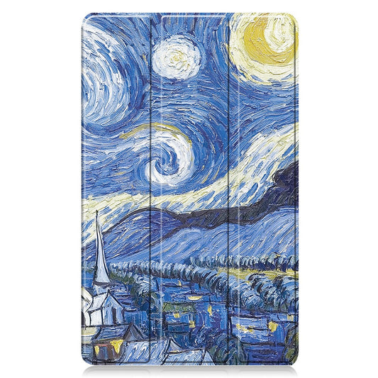 Funda para Samsung Galaxy Tab A11 / Tab A9, Techsuit, FoldPro Starry Night Nuevo Modelo, Multicolor
