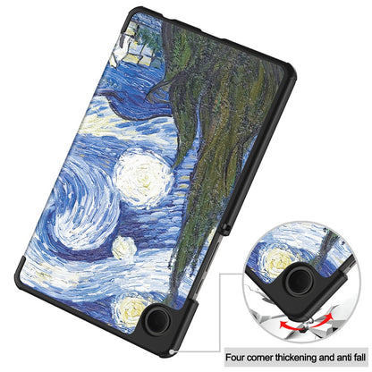 Funda para Samsung Galaxy Tab A11 / Tab A9, Techsuit, FoldPro Starry Night Nuevo Modelo, Multicolor