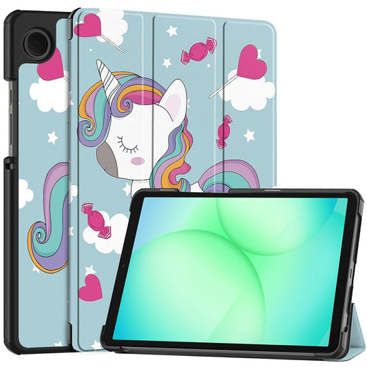 Funda para Samsung Galaxy Tab A11 / Tab A9, Techsuit, FoldPro Unicorn Nuevo Modelo, Multicolor