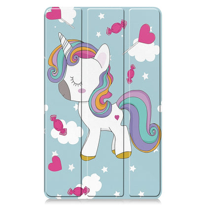 Funda para Samsung Galaxy Tab A11 / Tab A9, Techsuit, FoldPro Unicorn Nuevo Modelo, Multicolor