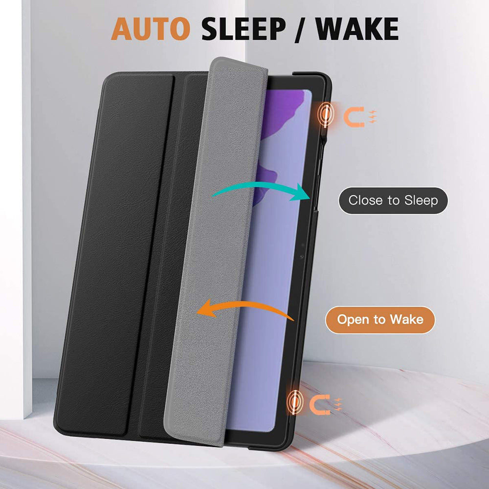 Funda para Samsung Galaxy Tab A7 10.4 (2020) / Tab A7 10.4 (2022), Techsuit, FoldPro, Negra