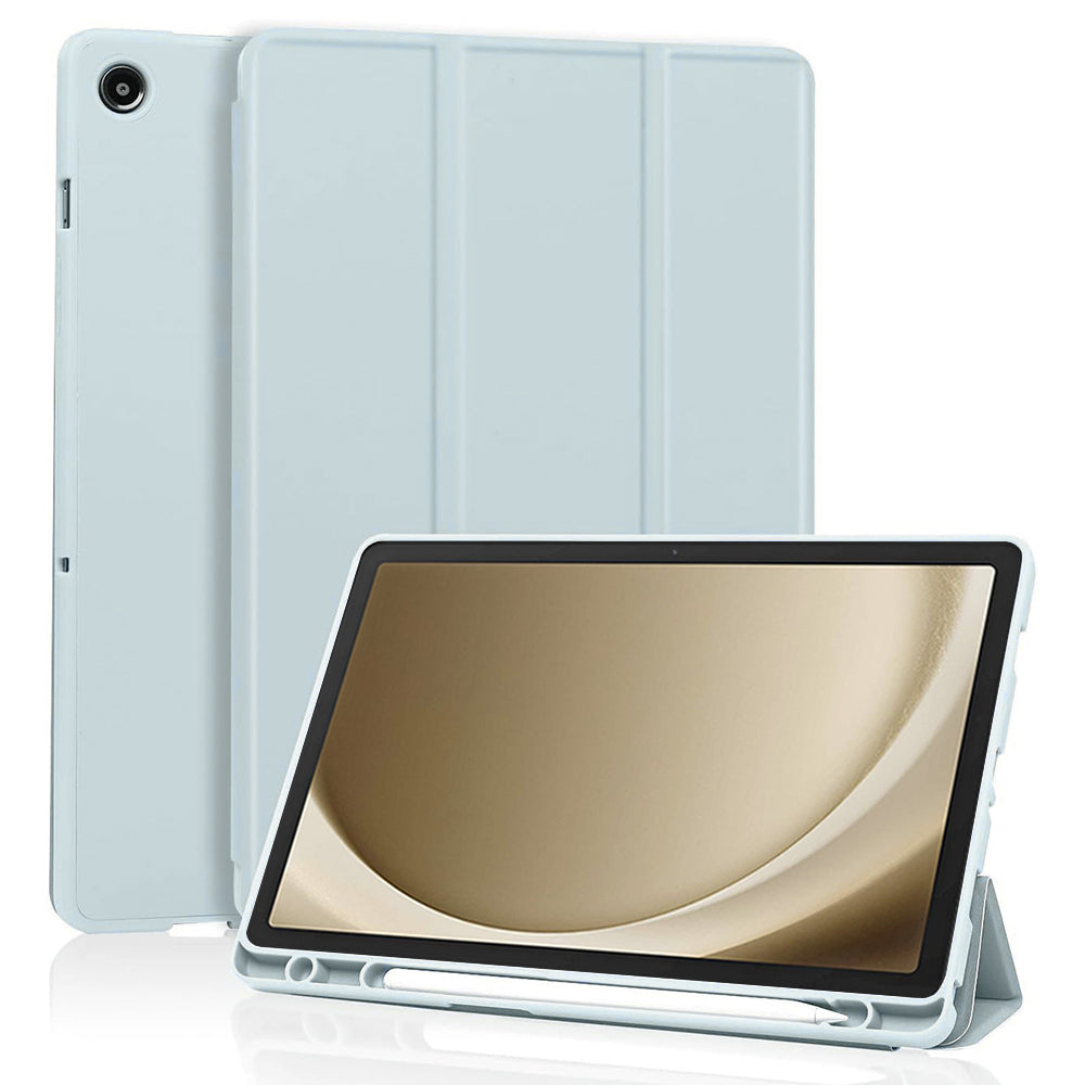 Funda para Samsung Galaxy Tab A11+ / Tab A9+, Techsuit, Flex Trifold, Azul