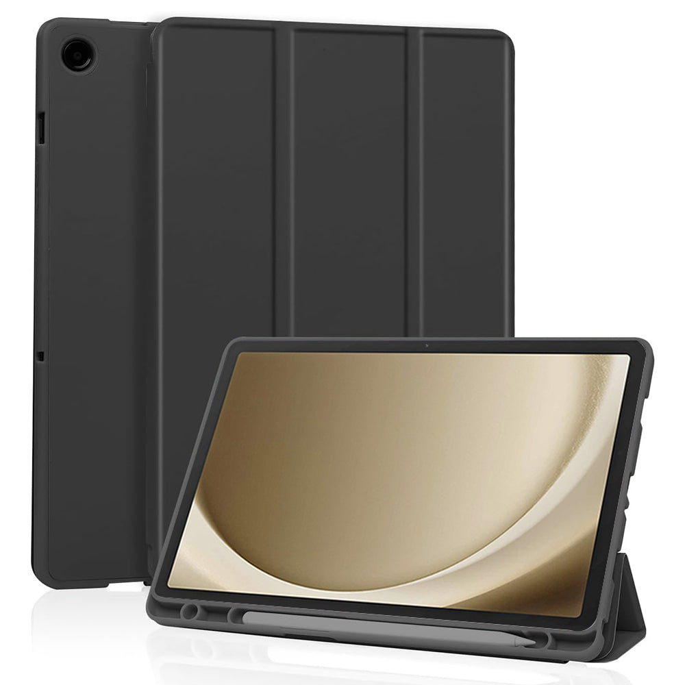 Case for Samsung Galaxy Tab A9+, Techsuit, Flex Trifold, Black