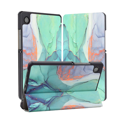 Funda para Samsung Galaxy Tab A11 / Tab A9, Techsuit, FoldPro Green Time, Multicolor