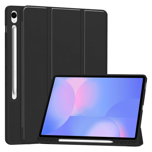 Funda para Samsung Galaxy Tab S10 FE+, Techsuit, Flex Trifold, Negra
