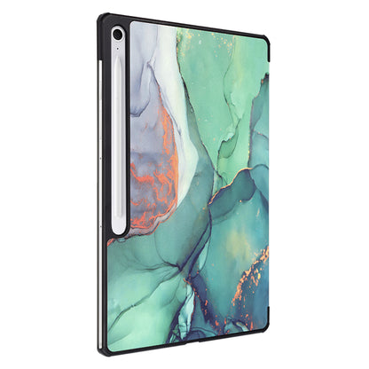 Funda para Samsung Galaxy Tab S10 FE+, Techsuit, FoldPro Green Time, Multicolor