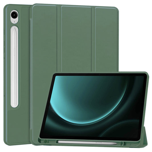 Funda para Samsung Galaxy Tab S10 FE / Tab S9 FE, Techsuit, Flex Trifold, Verde