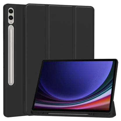 Funda para Samsung Galaxy Tab S10+ / Tab S9 FE+ / Tab S9+, Techsuit, Flex Trifold, Negra