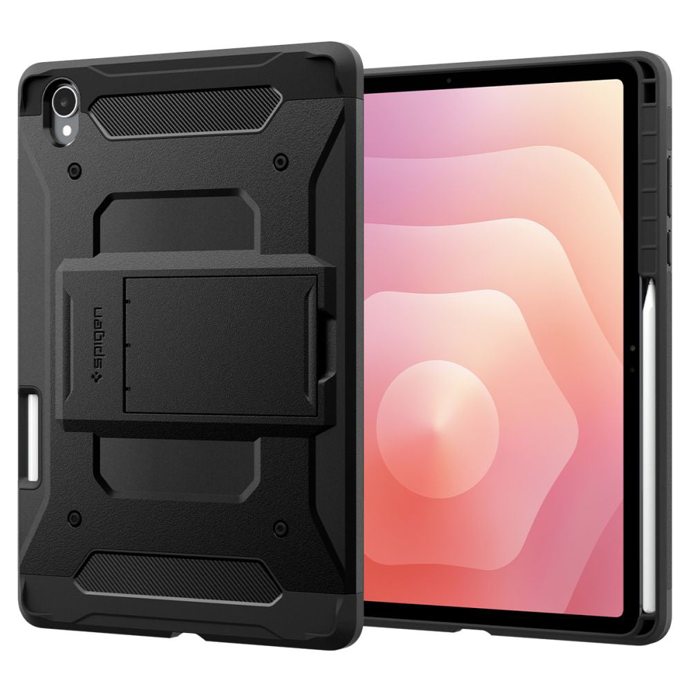 Funda para Samsung Galaxy Tab S11, Spigen, Tough Armor Pro, Negra