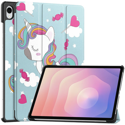 Funda para Samsung Galaxy Tab S11, Techsuit, FoldPro Unicorn, Multicolor