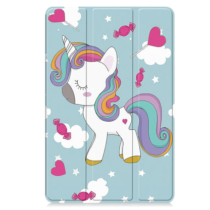 Funda para Samsung Galaxy Tab S11, Techsuit, FoldPro Unicorn, Multicolor
