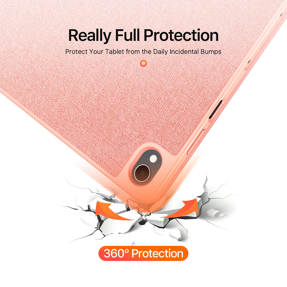 Funda para Samsung Galaxy Tab S12 Plus, DUX DUCIS, Domo con soporte para lápiz, azul