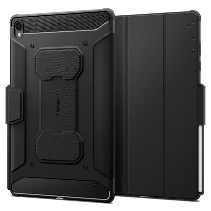 Funda para Samsung Galaxy Tab S12 Plus, Spigen, Rugged Armor Pro, negra ACS11822