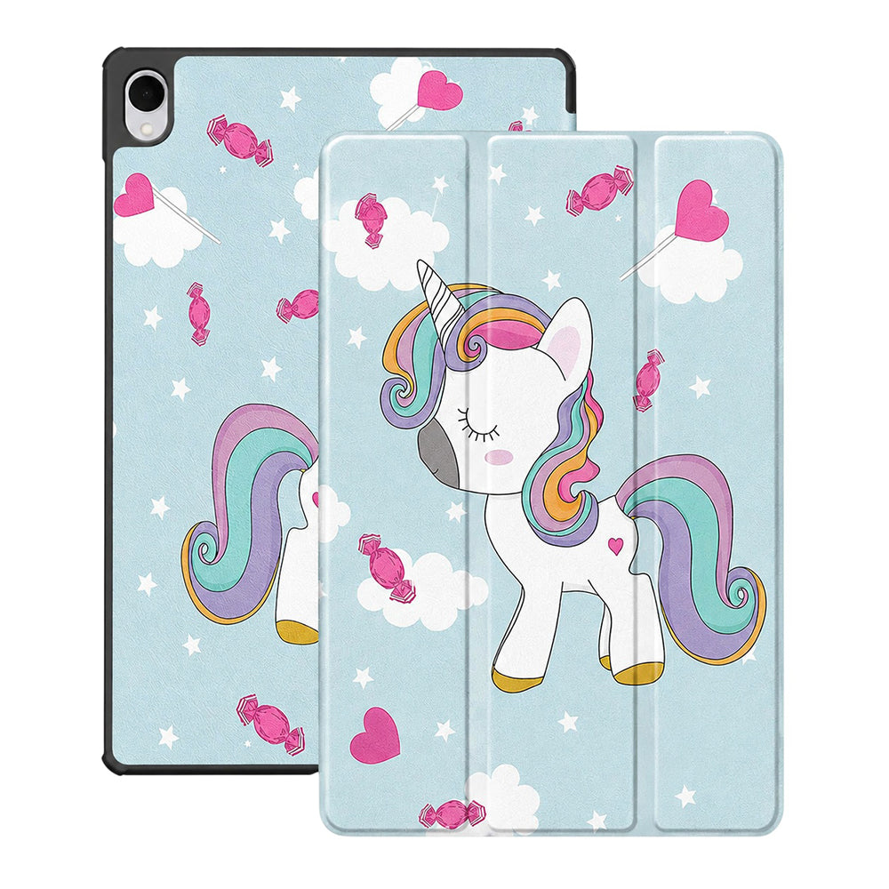 Funda para Samsung Galaxy Tab S12 Plus, Techsuit, FoldPro Unicorn, Multicolor