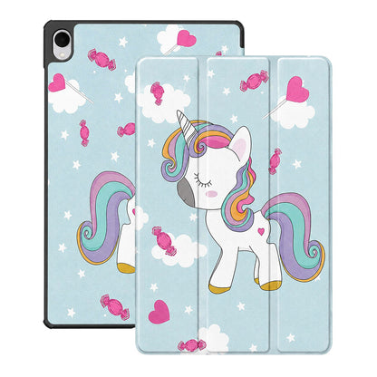 Funda para Samsung Galaxy Tab S12 Plus, Techsuit, FoldPro Unicorn, Multicolor