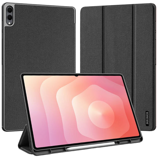 Funda para Samsung Galaxy Tab S12 Ultra / Tab S11 Ultra, DUX DUCIS, Domo con soporte para lápiz, negra