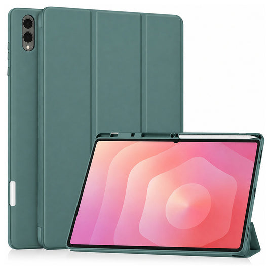 Funda para Samsung Galaxy Tab S12 Ultra / Tab S11 Ultra, Techsuit, Flex Trifold, Verde