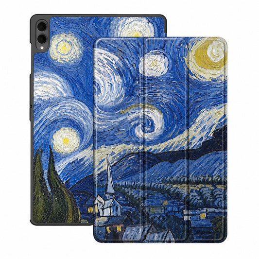 Funda para Samsung Galaxy Tab S12 Ultra / Tab S11 Ultra, Techsuit, FoldPro Starry Night, Multicolor