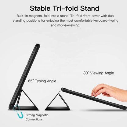 Funda para Samsung Galaxy Tab S5e, Techsuit, FoldPro, Negra