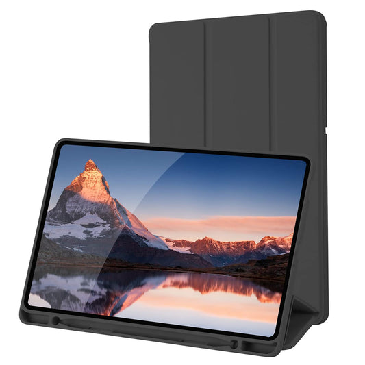 Funda para Samsung Galaxy Tab S6 Lite (2024) / Tab S6 Lite (2022) / Tab S6 Lite (2020), Techsuit, Flex Trifold, Negra