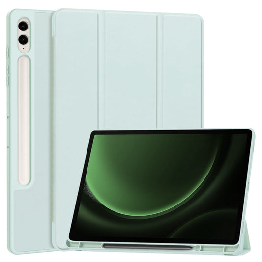 Funda para Samsung Galaxy Tab S9 FE+, Techsuit, Flex Trifold, Azul