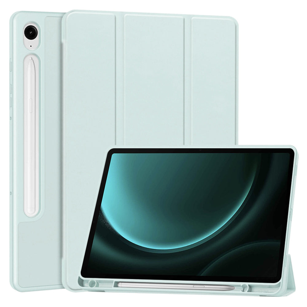 Case for Samsung Galaxy Tab S9 FE / Tab S9 / Tab S10 FE, Techsuit, Flex Trifold, Blue