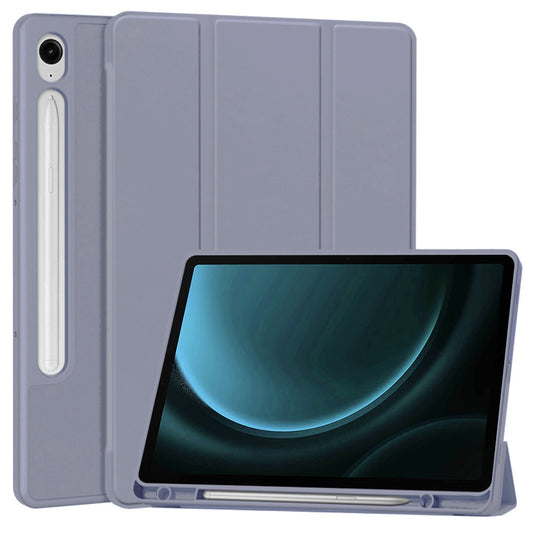 Funda para Samsung Galaxy Tab S9 FE / Tab S9 / Tab S10 FE, Techsuit, Flex Trifold, Morado
