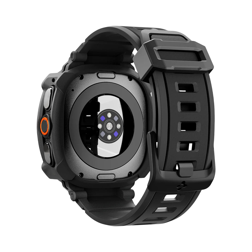 Funda para Samsung Galaxy Watch Ultra2, Spigen, Rugged Armor Pro, Negra Mate ACS11612