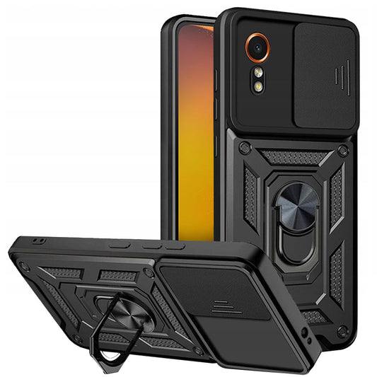 Funda para Samsung Galaxy Xcover7 G556, Techsuit, CamShield, Negra
