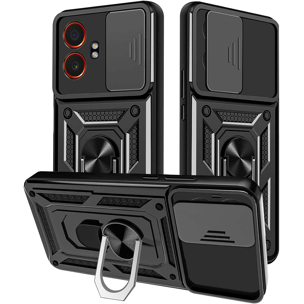 Funda para Samsung Galaxy XCover7 Pro, Techsuit, CamShield, Negra