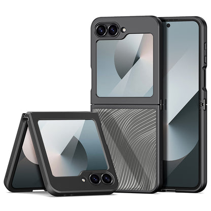 Funda para Samsung Galaxy Z Flip6 F741, DUX DUCIS, Aimo, Negra