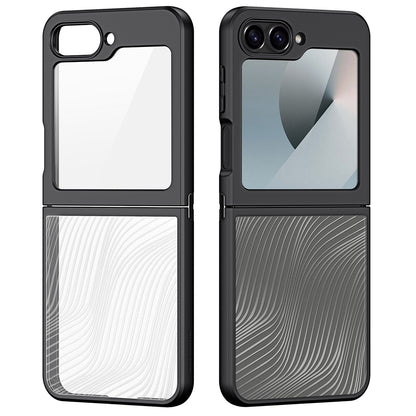 Funda para Samsung Galaxy Z Flip6 F741, DUX DUCIS, Aimo, Negra