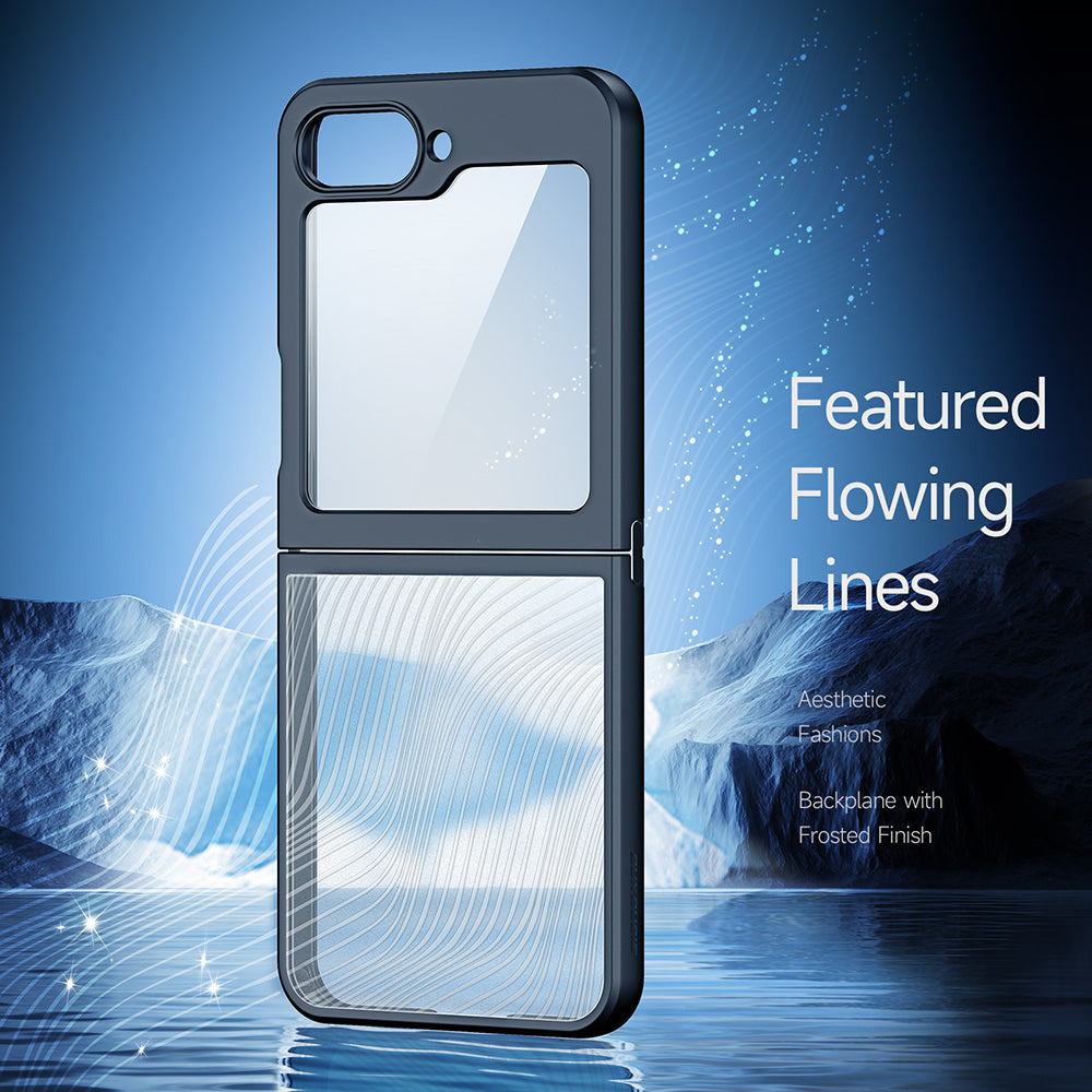 Funda para Samsung Galaxy Z Flip6 F741, DUX DUCIS, Aimo, Negra