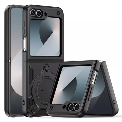 Funda para Samsung Galaxy Z Flip7 FE F761 / Z Flip6 F741, Techsuit, CamGuard Pro, Negra