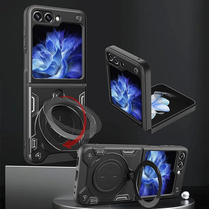Funda para Samsung Galaxy Z Flip7 FE F761 / Z Flip6 F741, Techsuit, CamGuard Pro, Negra