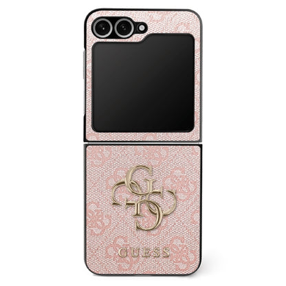 Funda para Samsung Galaxy Z Flip7 F766, Guess, 4G Metal Logo, Rosa