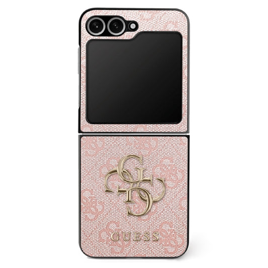 Funda para Samsung Galaxy Z Flip7 F766, Guess, 4G Metal Logo, Rosa