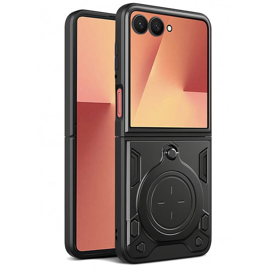 Funda para Samsung Galaxy Z Flip7 F766, Techsuit, CamGuard Pro, Negra