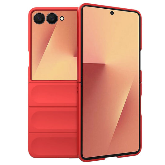 Funda para Samsung Galaxy Z Flip7 F766, Techsuit, Magic Shield, Roja