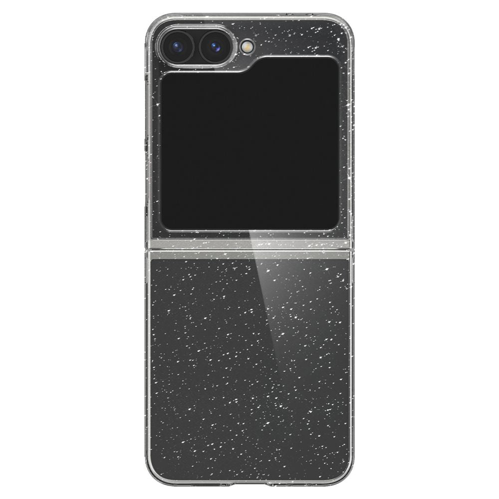 Funda para Samsung Galaxy Z Flip7 FE F761 / Z Flip6 F741, Spigen, Air Skin Glitter, Transparente