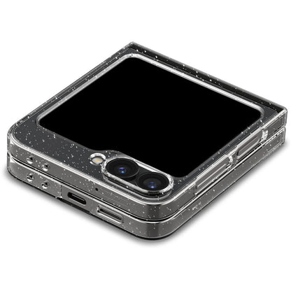 Funda para Samsung Galaxy Z Flip7 FE F761 / Z Flip6 F741, Spigen, Air Skin Glitter, Transparente
