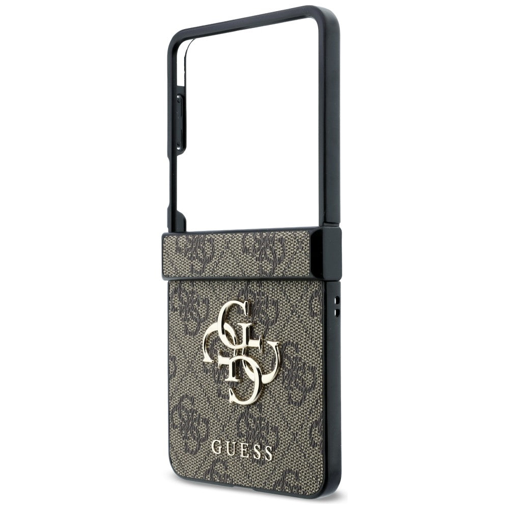 Funda para Samsung Galaxy Z Flip8 F776, Guess, 4G Big Logo, Marrón
