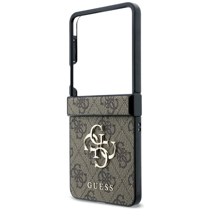 Funda para Samsung Galaxy Z Flip8 F776, Guess, 4G Big Logo, Marrón
