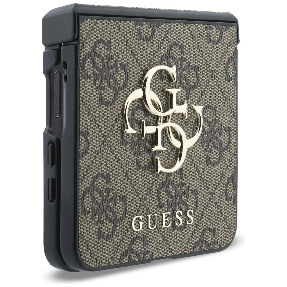 Funda para Samsung Galaxy Z Flip8 F776, Guess, 4G Big Logo, Marrón