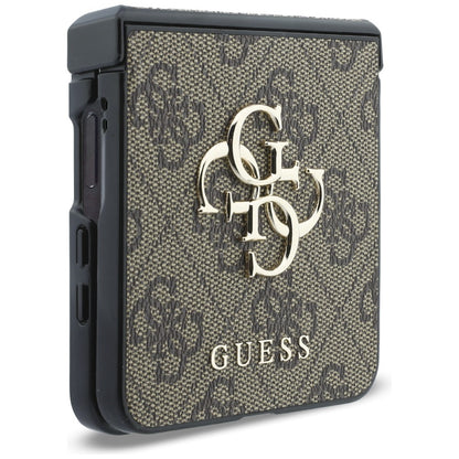 Funda para Samsung Galaxy Z Flip8 F776, Guess, 4G Big Logo, Marrón
