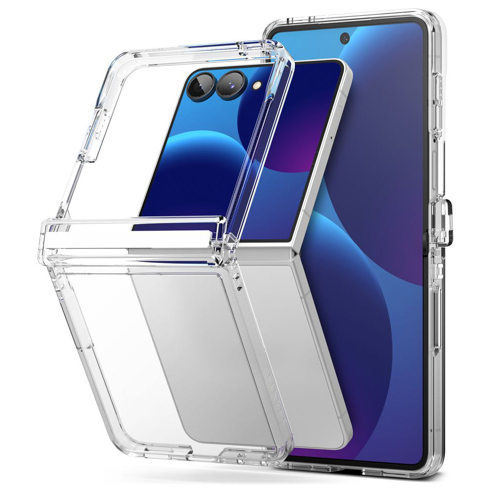 Funda para Samsung Galaxy Z Flip8 F776, Ringke, Fusion Flap, Transparente