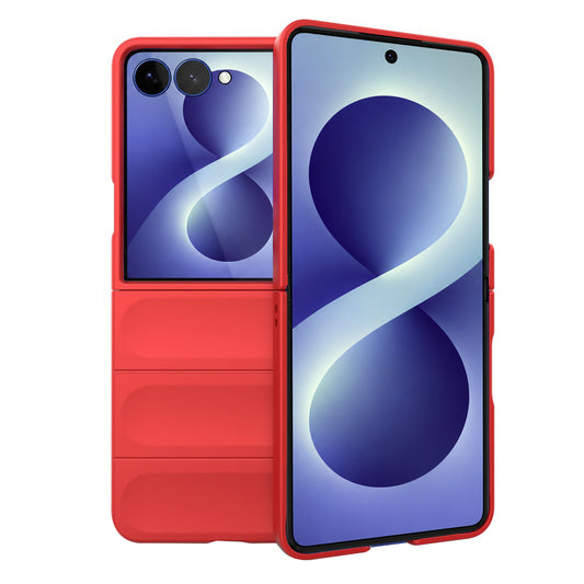 Funda para Samsung Galaxy Z Flip8 F776, Techsuit, Magic Shield, Roja