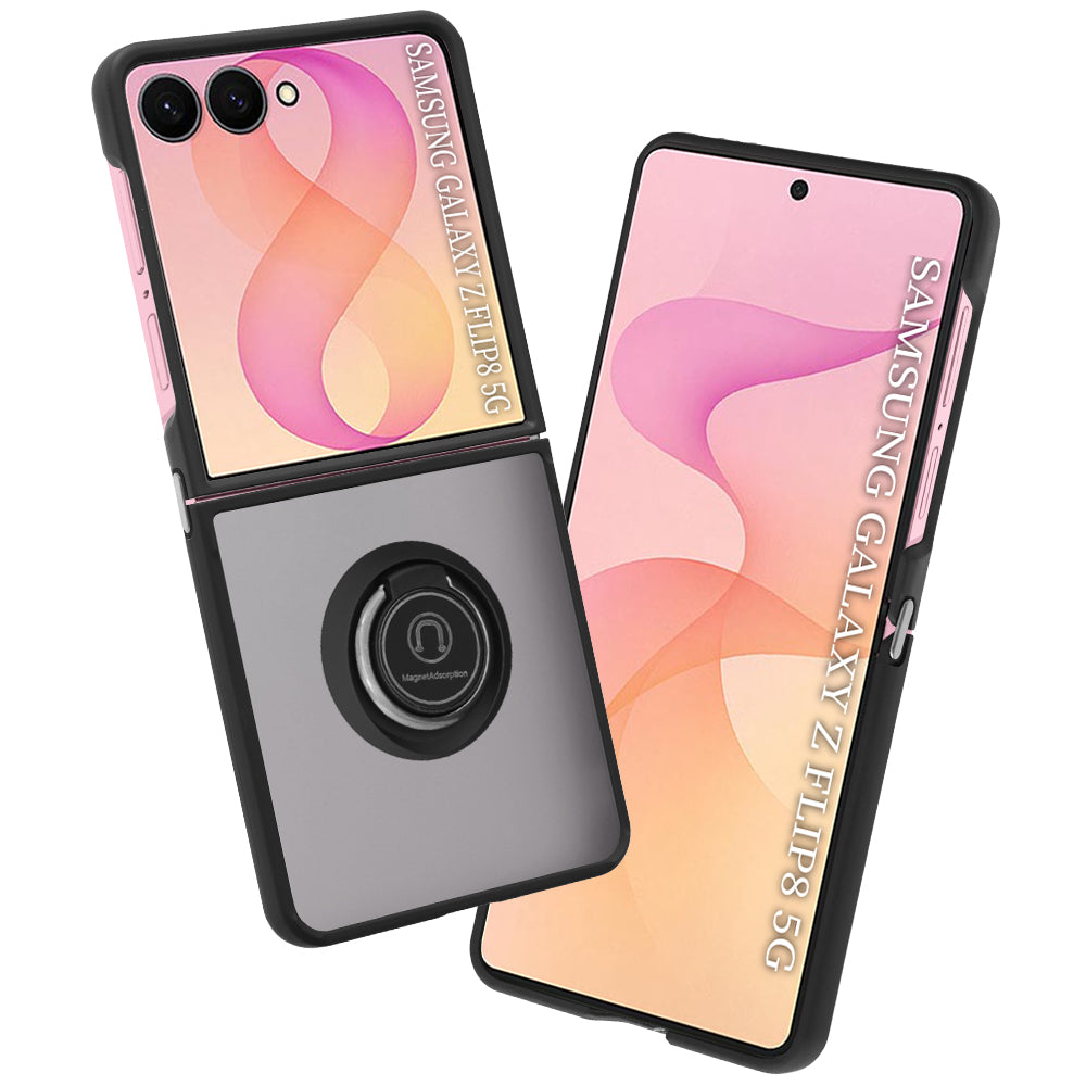 Funda para Samsung Galaxy Z Flip8 F776 / Z Flip7 F766, Techsuit, Glinth, Negra