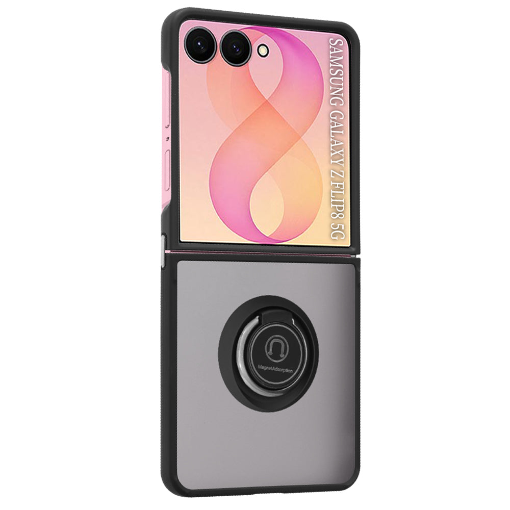 Funda para Samsung Galaxy Z Flip8 F776 / Z Flip7 F766, Techsuit, Glinth, Negra