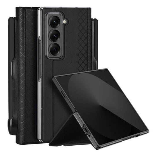 Funda para Samsung Galaxy Z Fold Special, DUX DUCIS, Bril (con soporte para lápiz), Negra